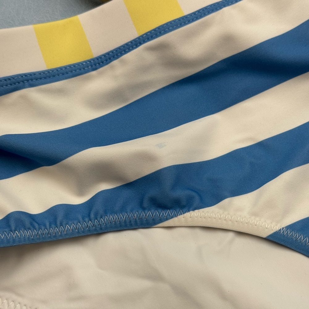 🆕 STAUD 🧿 NWT ColorBlock Stripe Bikini Set: Liv Top Sz L + Devon Bottom Sz XL - Picture 16 of 16